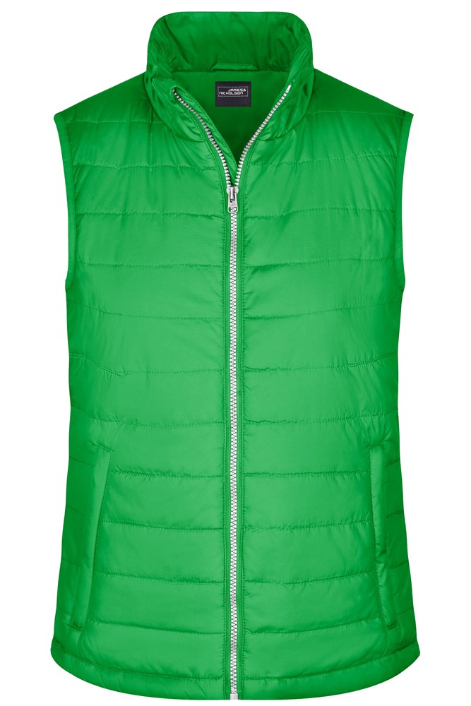 Ladies' Padded Vest - Green (ca. Pantone 363C)