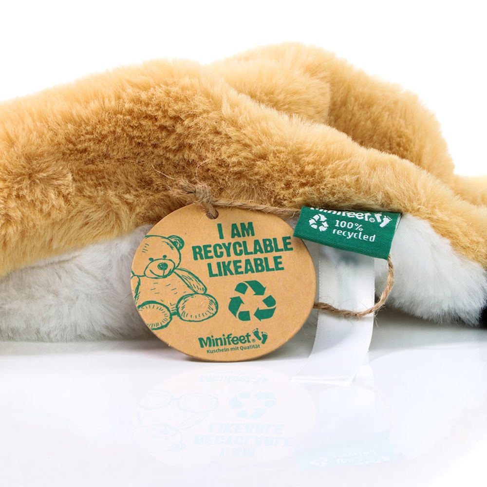 Hundespielzeug RecycelFuchs, beige, one size
