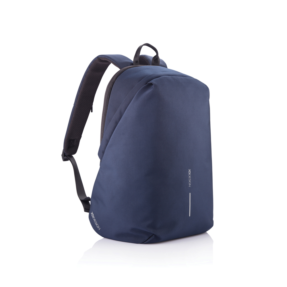 Bobby Soft, Anti-Diebstahl-Rucksack - navy blau, schwarz (± PMS 2767/ ± PMS Black)