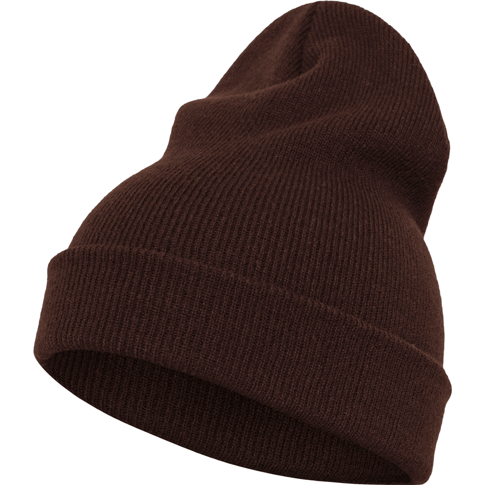 Heavyweight Long Beanie - brown