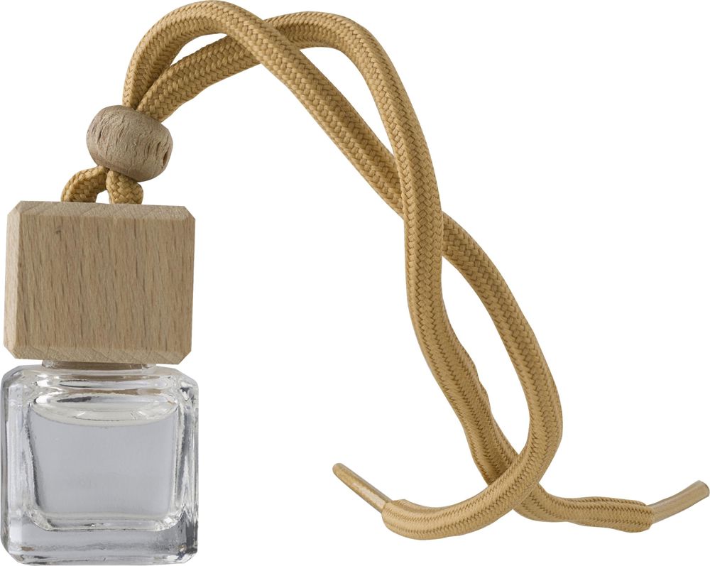 Nachfüllbarer Autoerfrischer aus Glas Roman - Braun