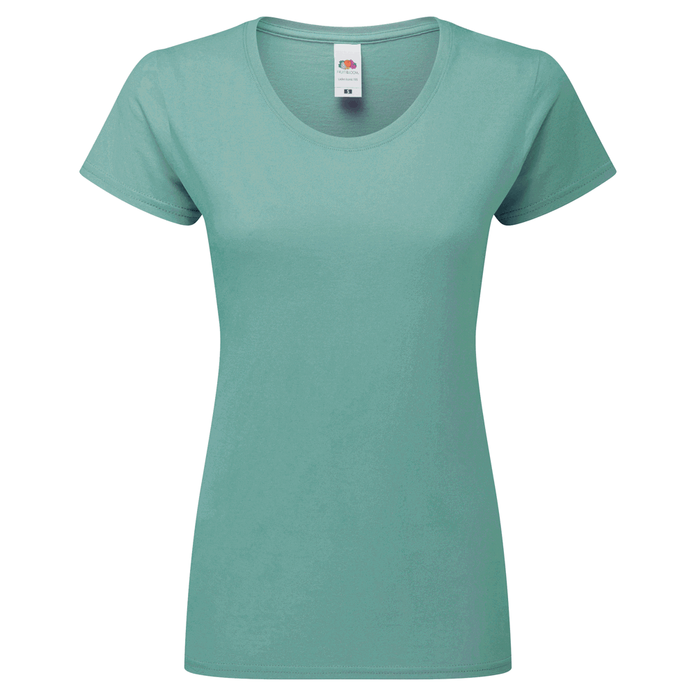614240 - Ladies Iconic 195 T-Shirt (zuvor: Ladies Ringspun Premium T-Shirt) - sage