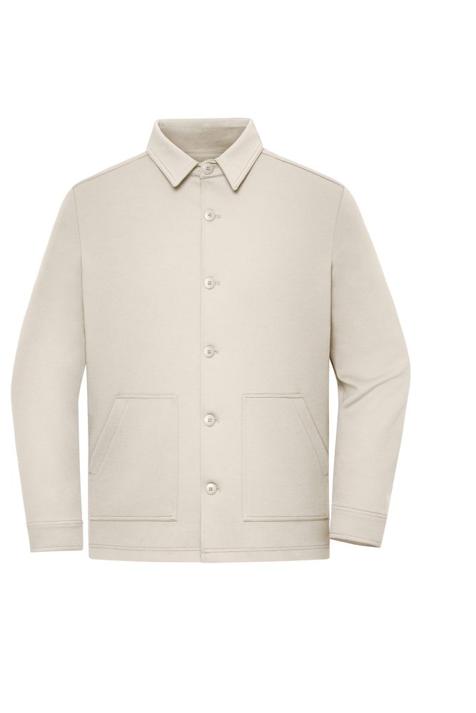 Shirt Jacket Unisex OCS Blended & GRS - Sandstone (ca. Pantone 406 C)