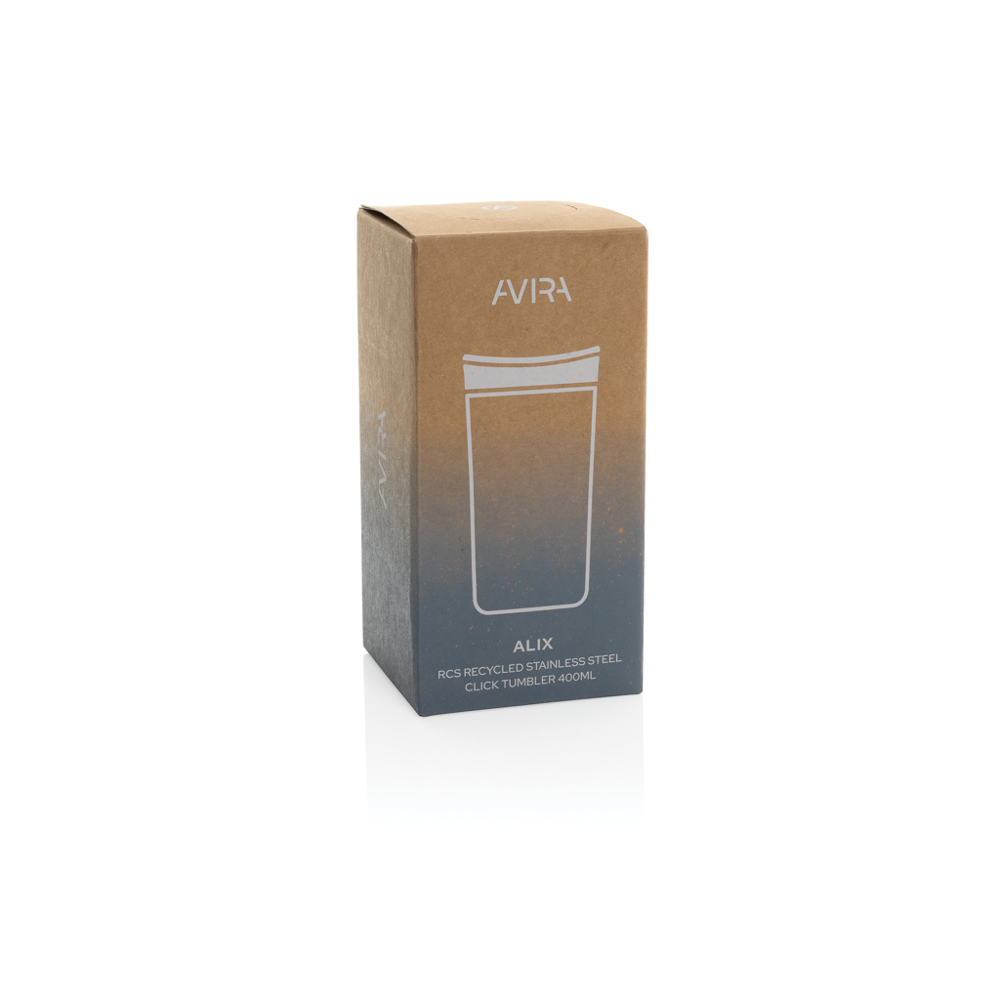 Avira Alix Klickbecher aus RCS rec. Stahl 400ml