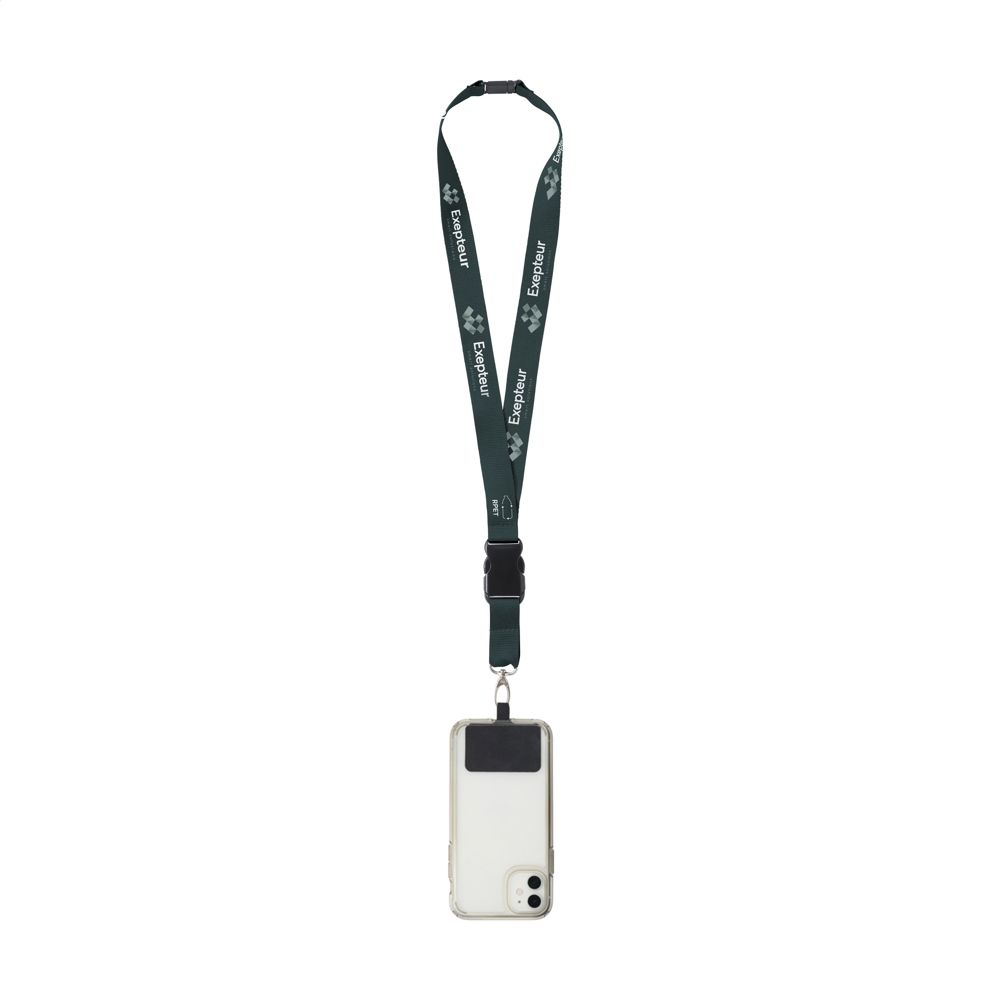 Lanyard Promo Complete Sublimation RPET 2 cm mit Patch