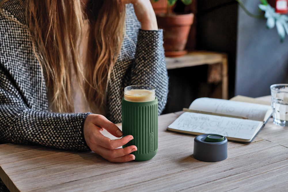 Black+Blum Glas-Reisebecher 340ml