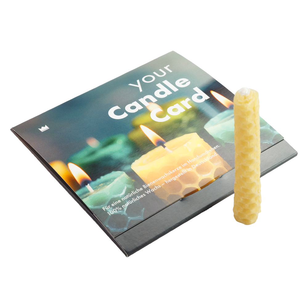 Kerzenbastelset – Klappkarte Midi