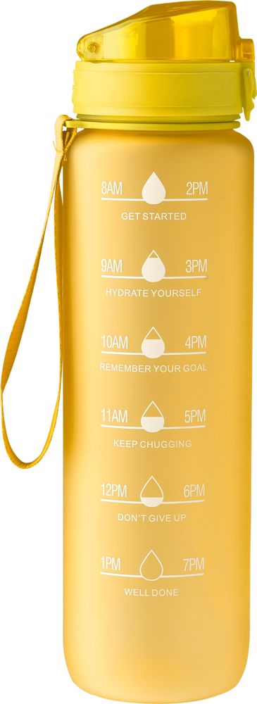 rPET-Trinkflasche Brinley 1000 ml - Gelb