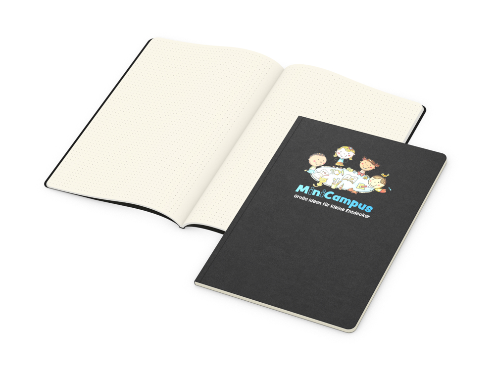 Notizbuch Copy-Book, A4, Punktraster, schwarz