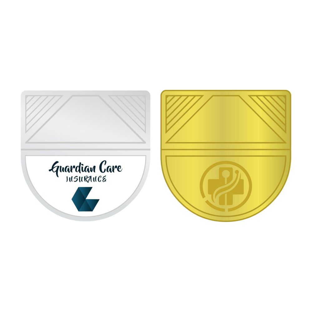 ROMINOX® Eckenklammer Corner Snap in Gold, idealer Mailingartikel für Dokumente, Büroklammer mit bis zu 10 Seiten Klemmkraft