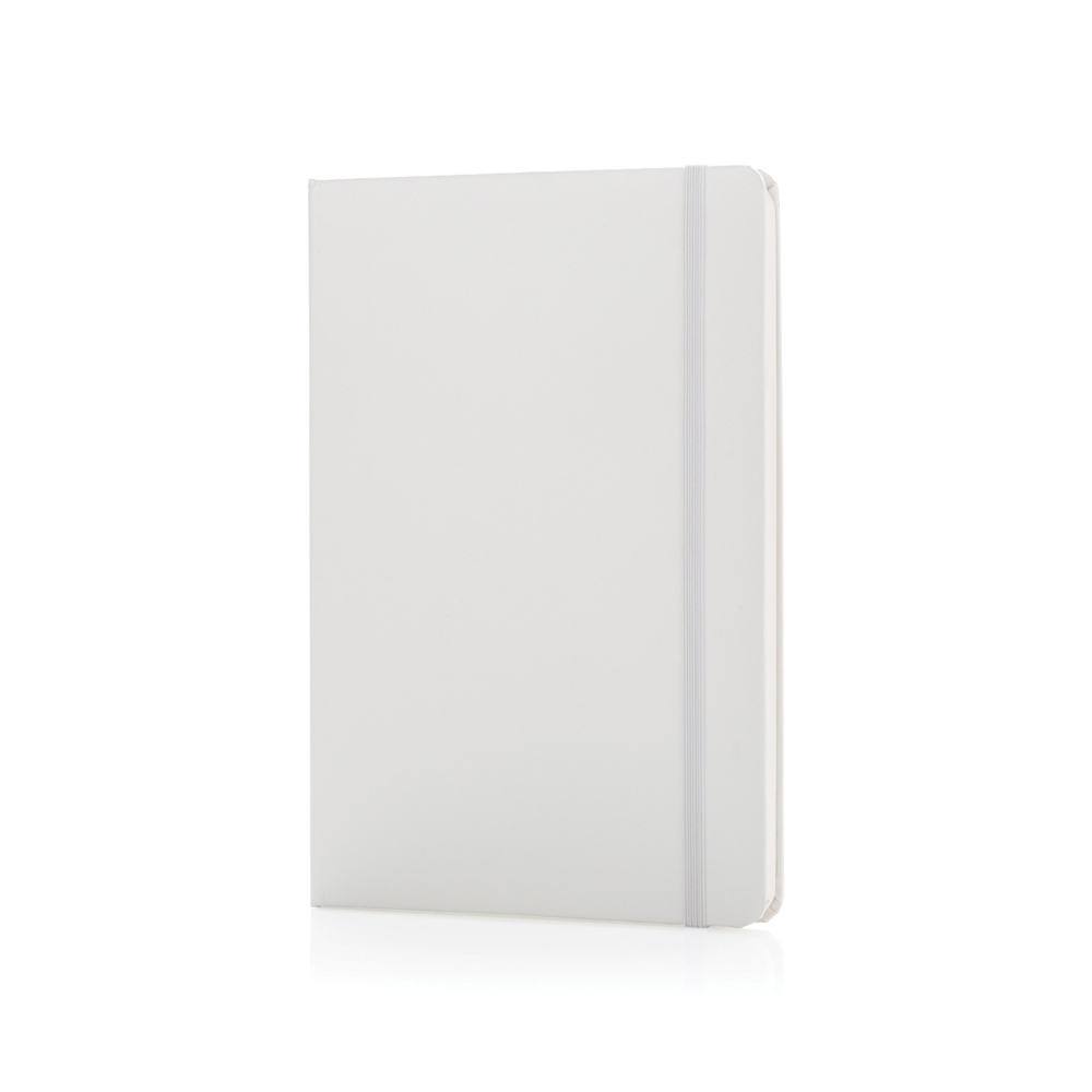 Basic Hardcover Notizbuch A5 - weiß (± PMS White)