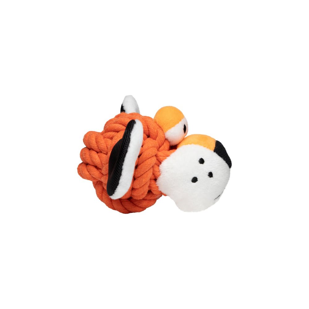 Hundespielzeug Knotentier Tiger, orange, one size