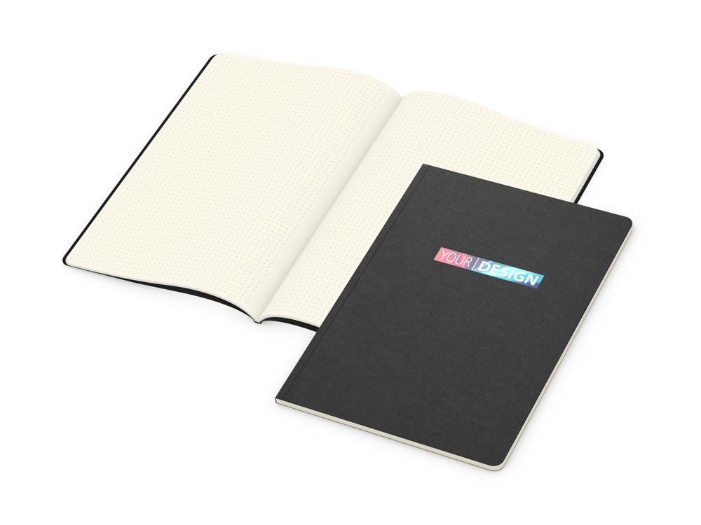 Notizbuch Copy-Book, A4, Punktraster, schwarz