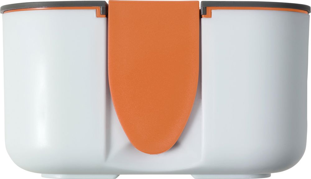 Brotdose(850 ml) aus Silikon und Kunststoff Veronica - Orange