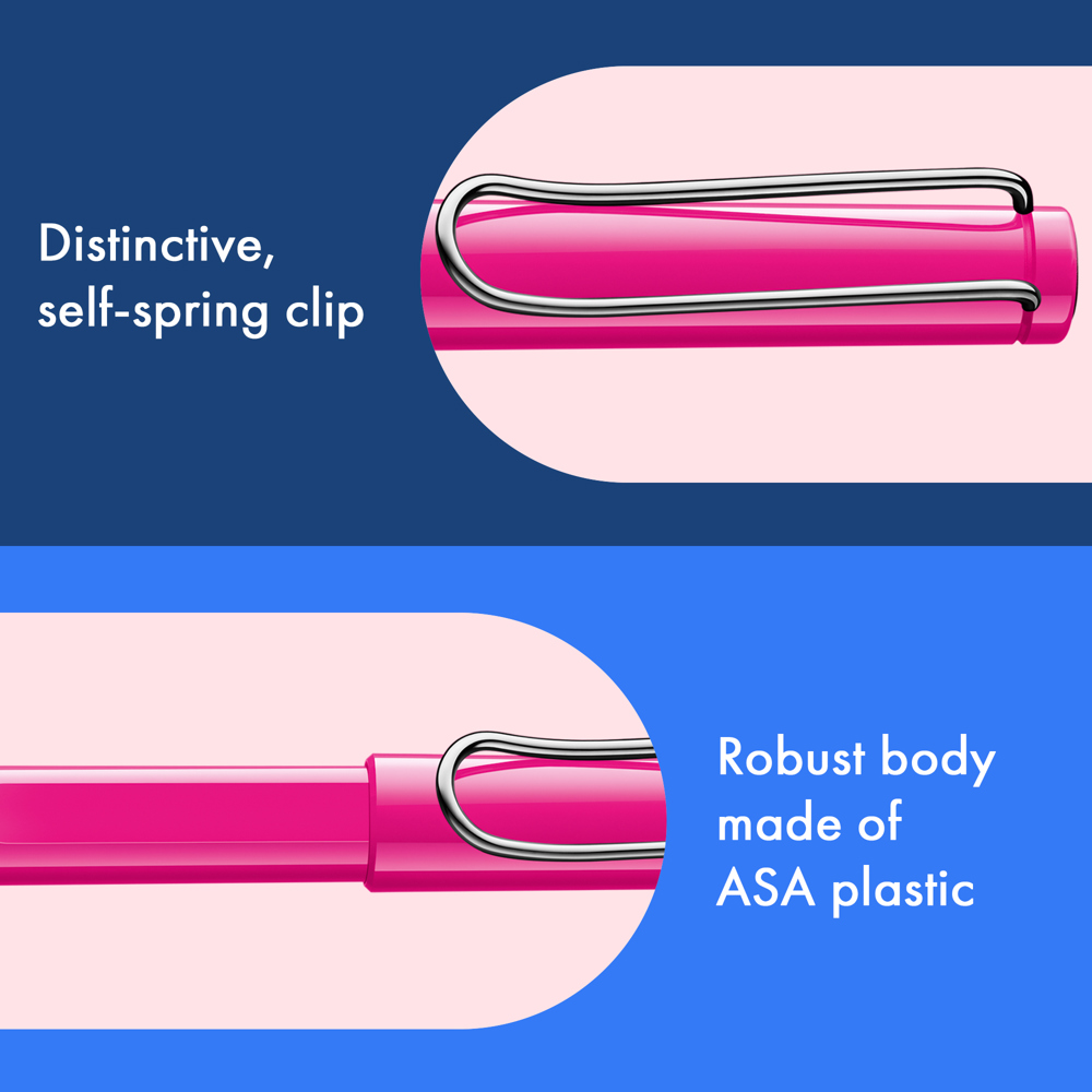 Tintenpatronenroller LAMY safari pink