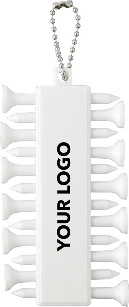 Golftee-Set Aveline aus recyceltem ABS