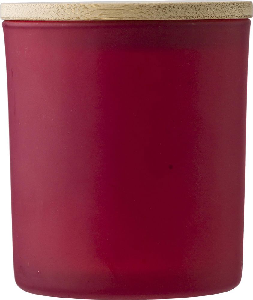 Glaskerze Lucas - Rot