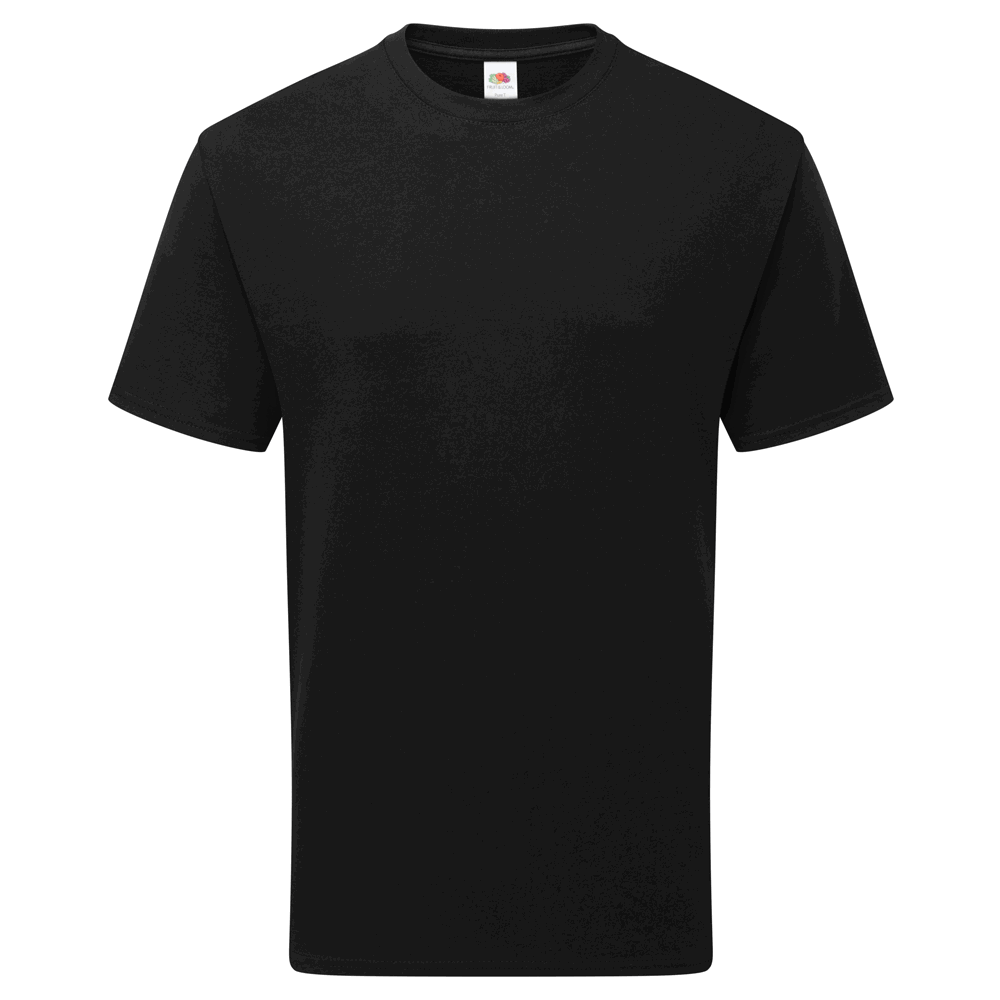 613620 - Pure Cotton T-Shirt - Schwarz