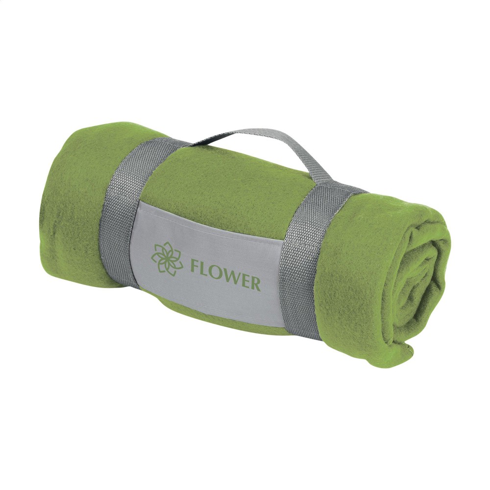 SuperSoft (180 g/m²) Fleecedecke - grün (± PMS 7490)