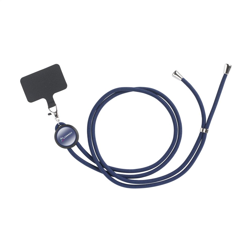 Lace Lanyard GRS RPET 0,5 cm Handy-Schlüsselband