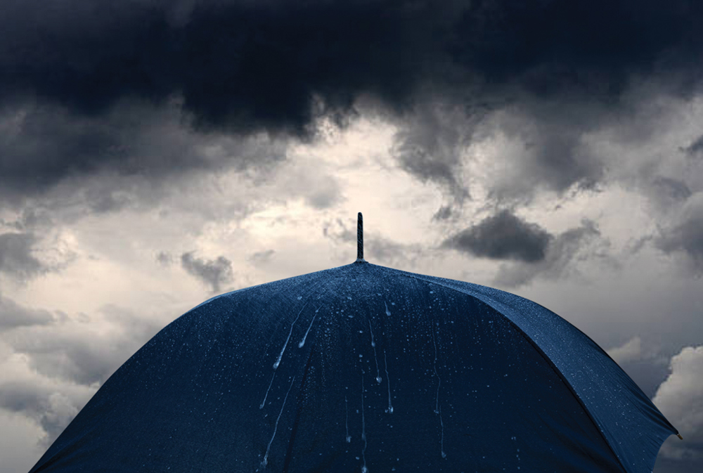 30" Impact AWARE™ RPET 190T Stormproof-Schirm