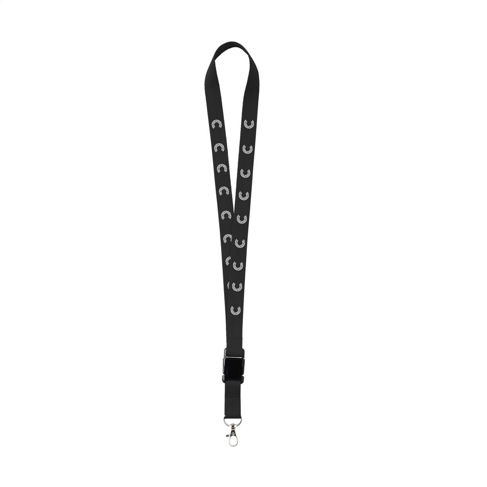 KeyCord 2 cm Schlüsselband - Schwarz