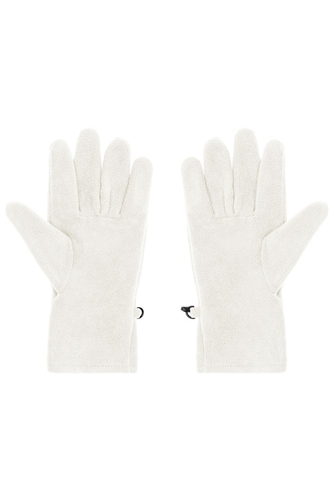 Microfleece Gloves - Off-white (ca. Pantone off-white)