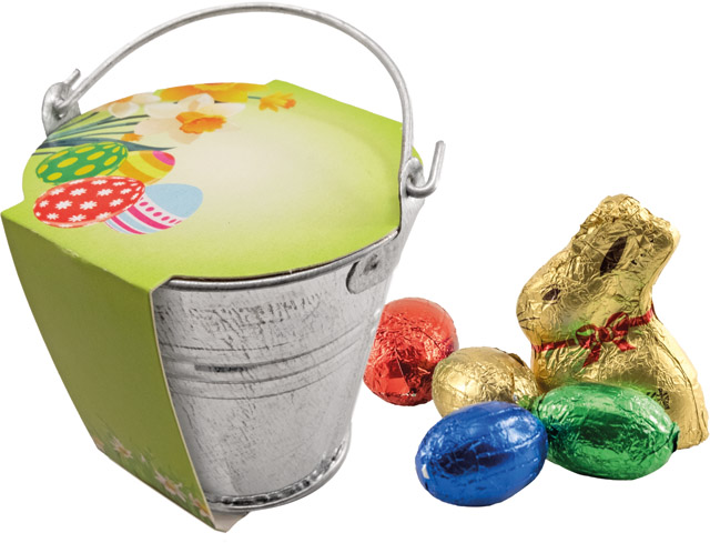 Süßes Ostereimerchen, inkl. Digitaldruck 1-4/0 c