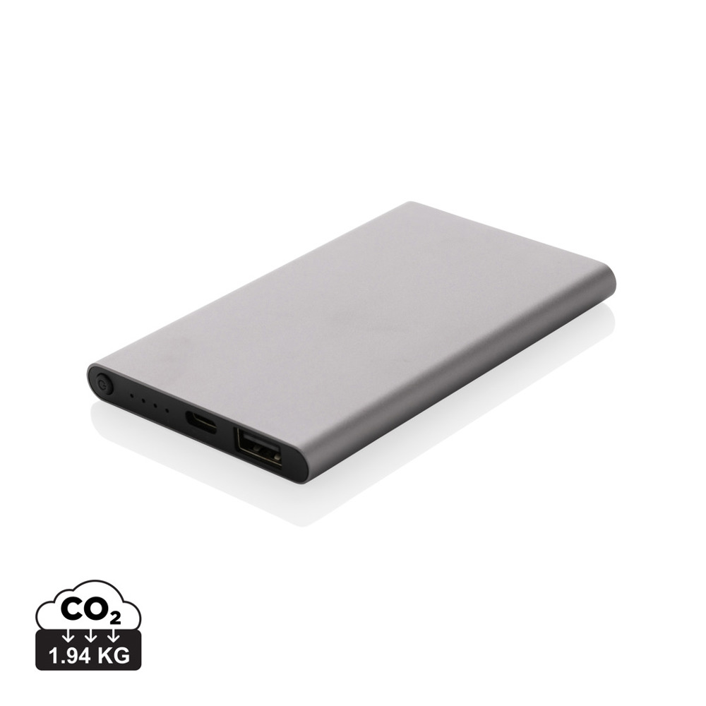 4.000mAh Type-C Powerbank aus RCS recyeltem ABS & Aluminium