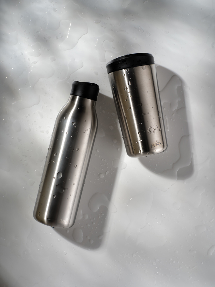 Avira Alix Klickbecher aus RCS rec. Stahl 400ml