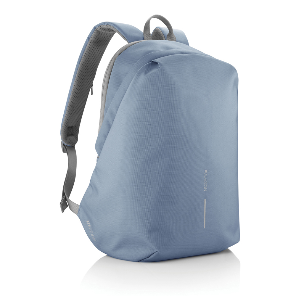 Bobby Soft, Anti-Diebstahl-Rucksack - blau, grau (± PMS 5405/ ± PMS Cool Grey 8)