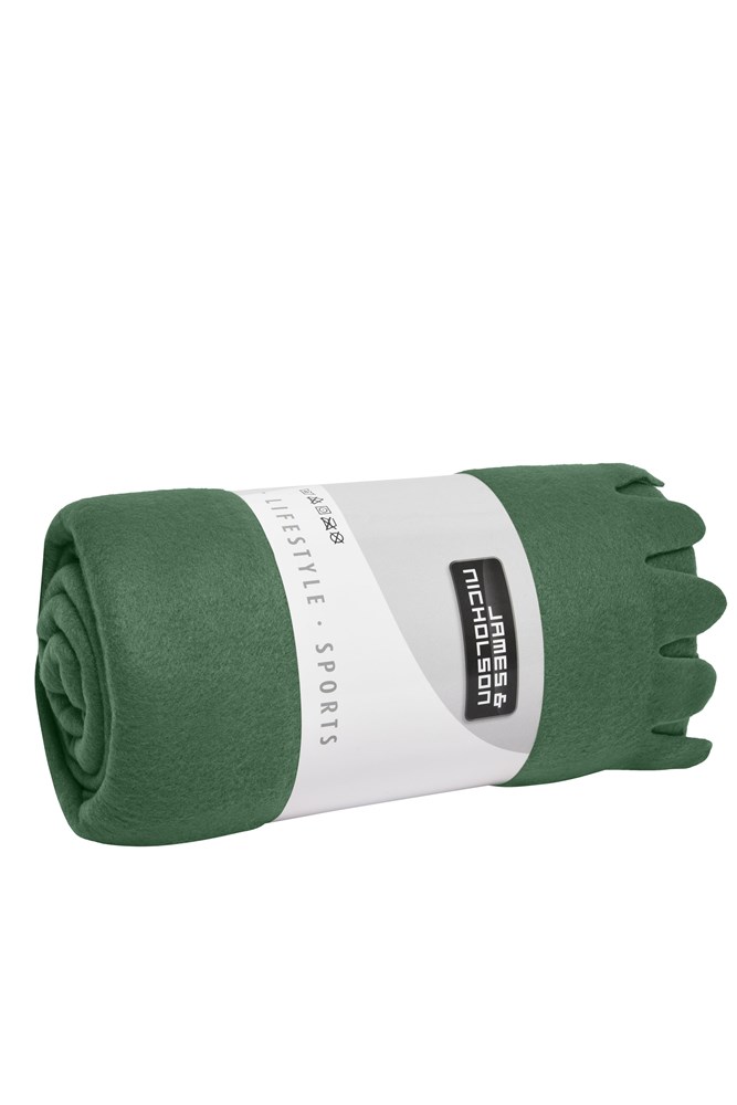 Fleece Blanket - Dark-green (ca. Pantone 343C)