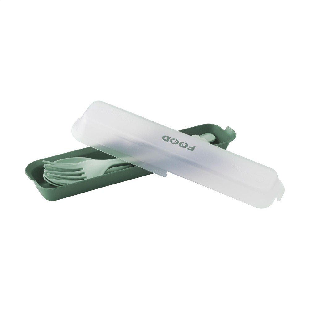 Circulware Outdoor 6-piece Besteck - dunkelgrün