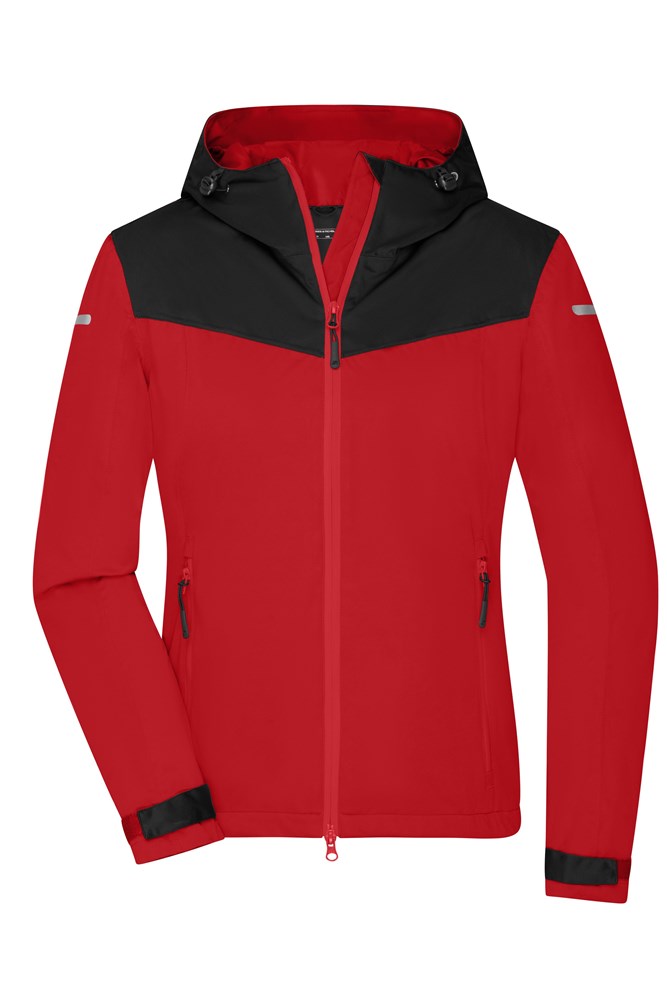 Ladies' Allweather Jacket GRS - Light-red/black/light-red (ca. Pantone 186C
blackC)