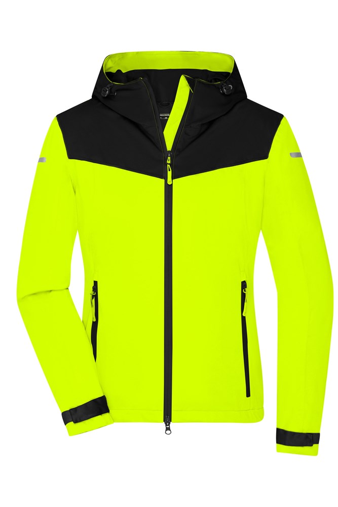 Ladies' Allweather Jacket GRS - Bright-yellow/black (ca. Pantone 809M
blackC)