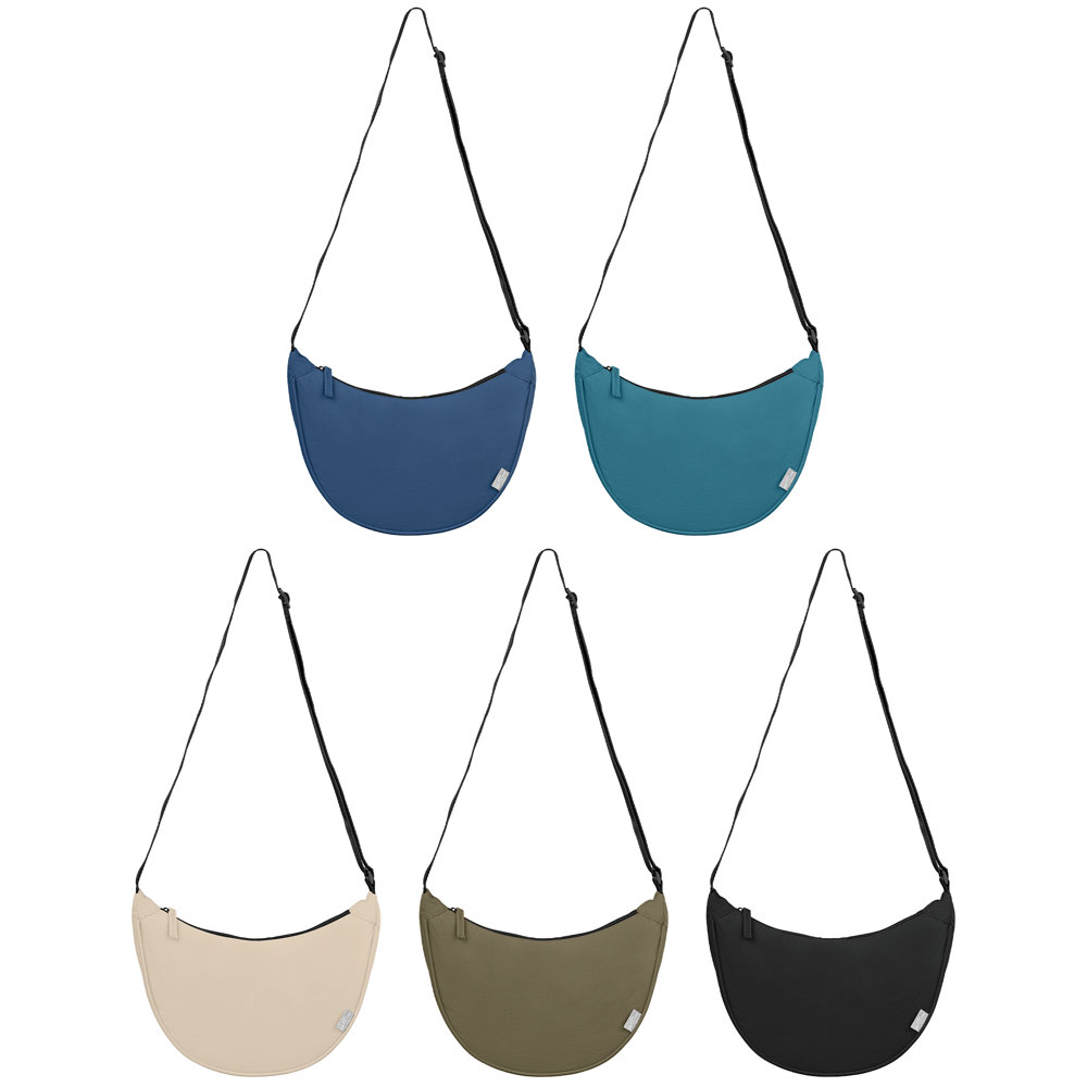 Lucca – Verstellbare Umhängetasche aus rPET-Nylon – 4.5 L