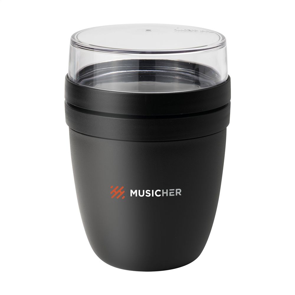 Mepal Lunchpot Ellipse 500 ml Lebensmittelbehälter - Nordic Black/Nordic Black