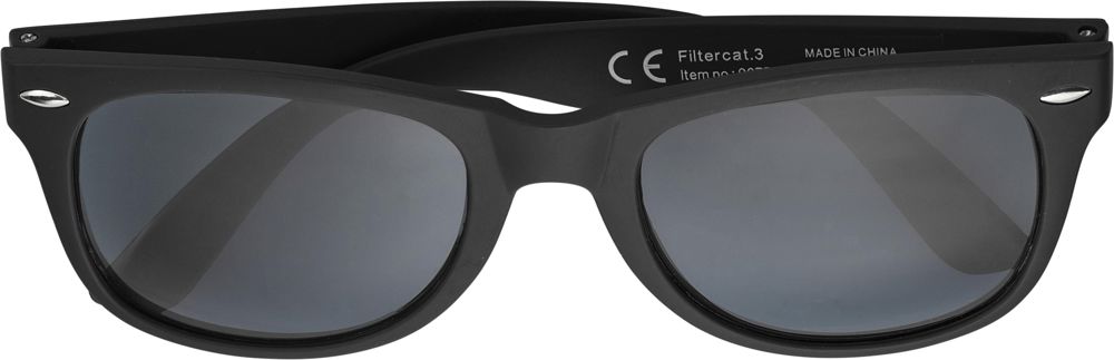 Recyceltem sonnenbrille aus Kunststoff Kenzie - Schwarz