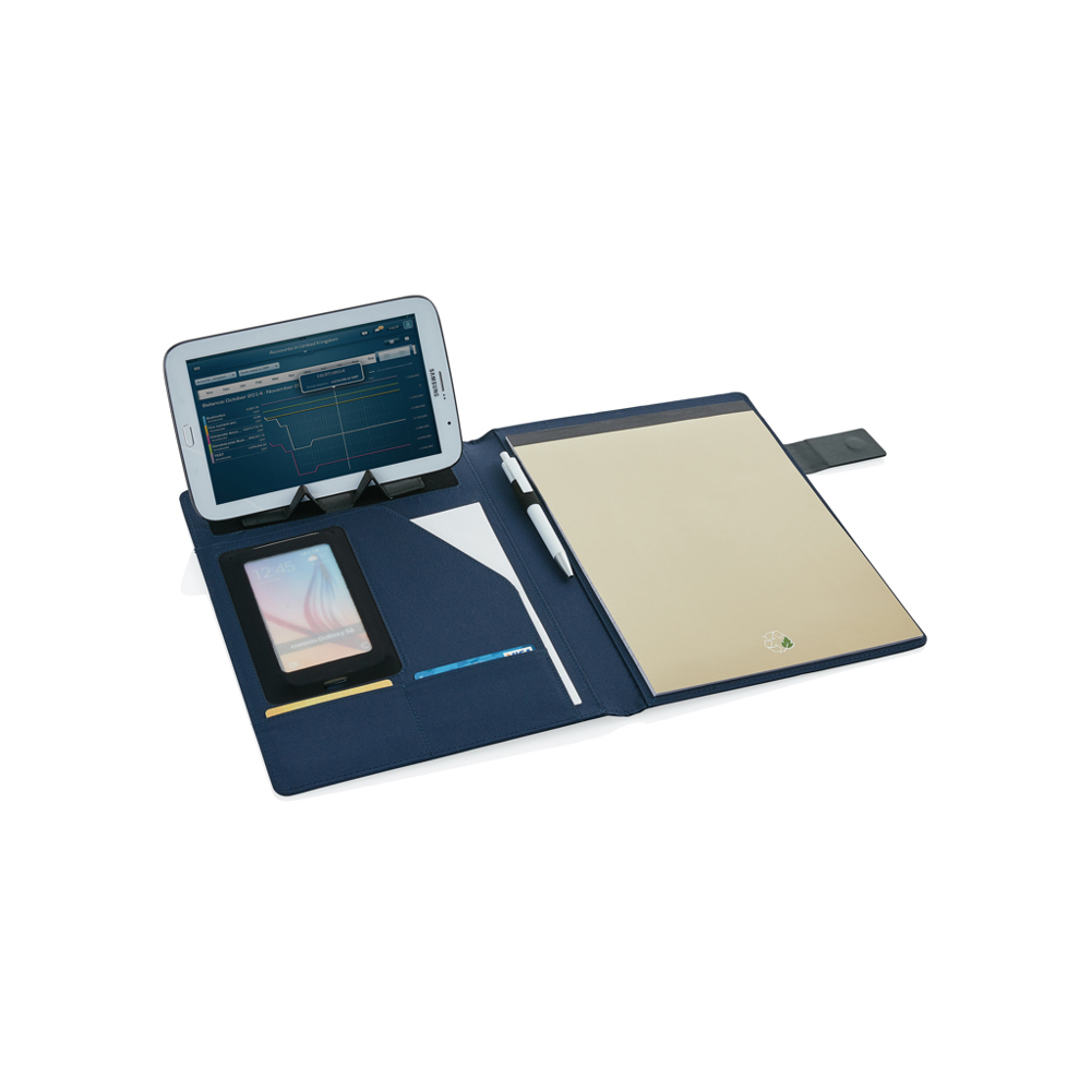 Basic Tech Portfolio - blau, schwarz (± PMS 534/ ± PMS Black)
