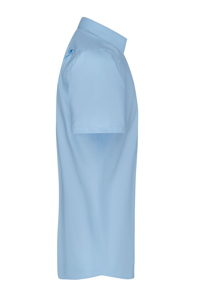 Men's Shirt Short-Sleeved Micro-Twill