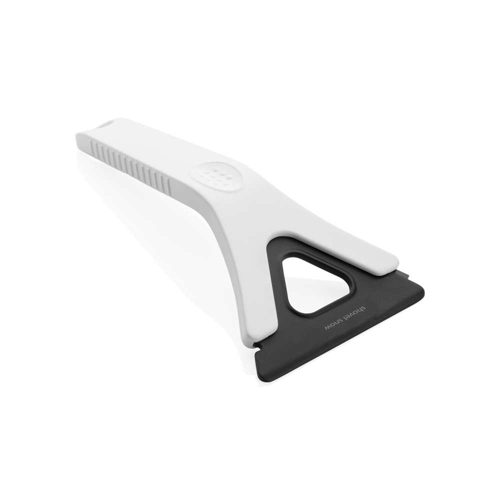 Polard 3-in-1-Eiskratzer aus RCS recyceltem Kunststoff - weiß (± PMS White)