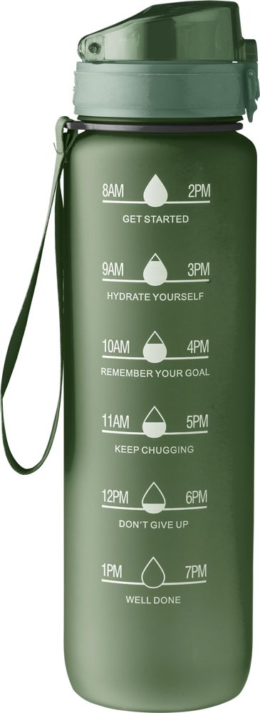 rPET-Trinkflasche Brinley 1000 ml - Grün