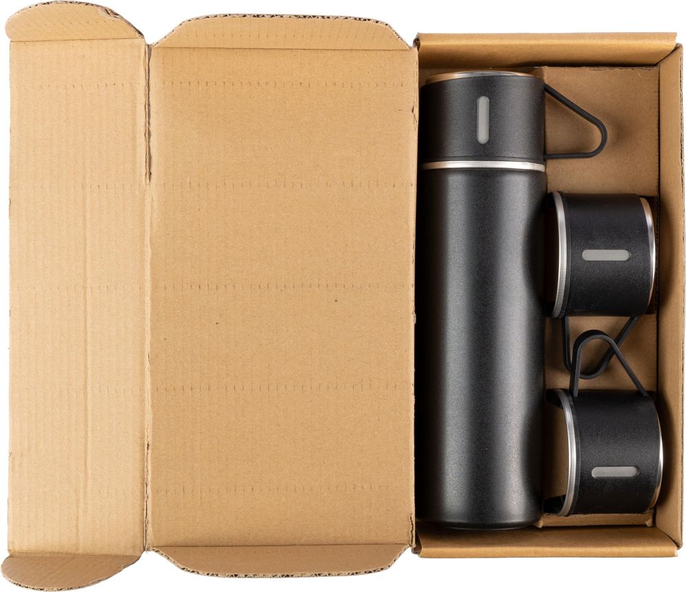 Doppelwandiges Flaschenset aus Edelstahl (420 ml) Herbert