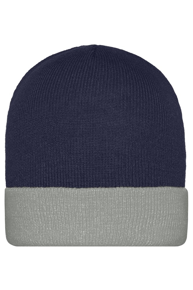 Knitted Cap - Navy/grey (ca. Pantone 296C
CoolGray3C)
