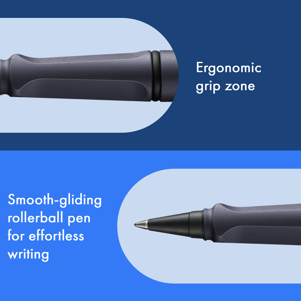 Tintenpatronenroller LAMY safari steel black