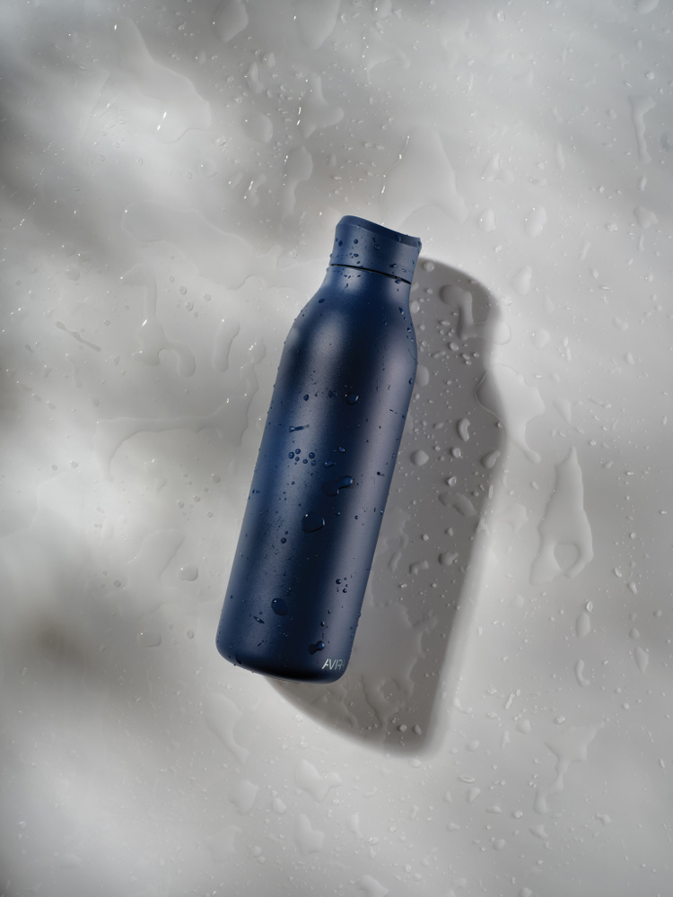 Avira Alok 360 Klick-Wasserflasche aus RCS rec. Stahl, 600ml