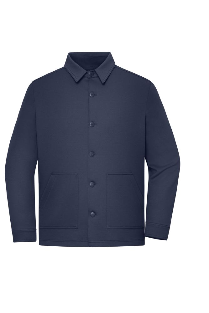 Shirt Jacket Unisex OCS Blended & GRS - Navy (ca. Pantone 296C)