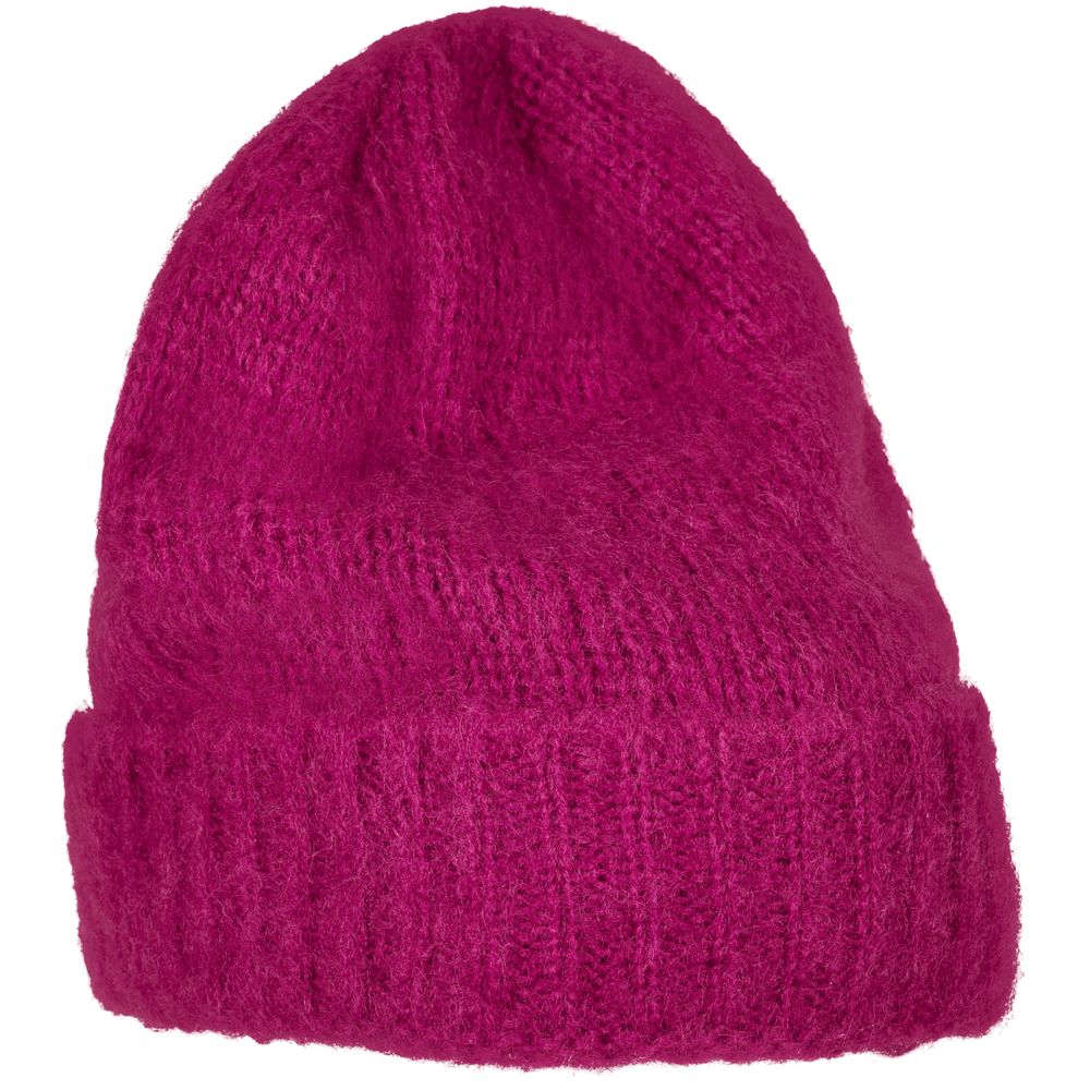 Soft Acrylic Beanie - fuchsia