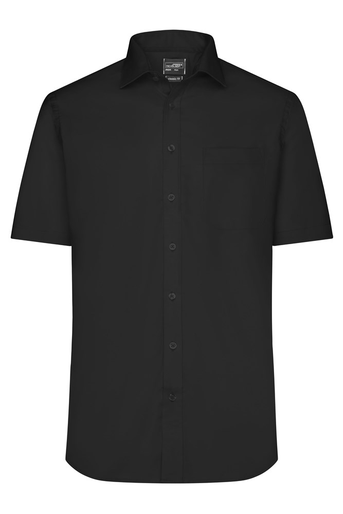 Men's Shirt Short-Sleeved Micro-Twill