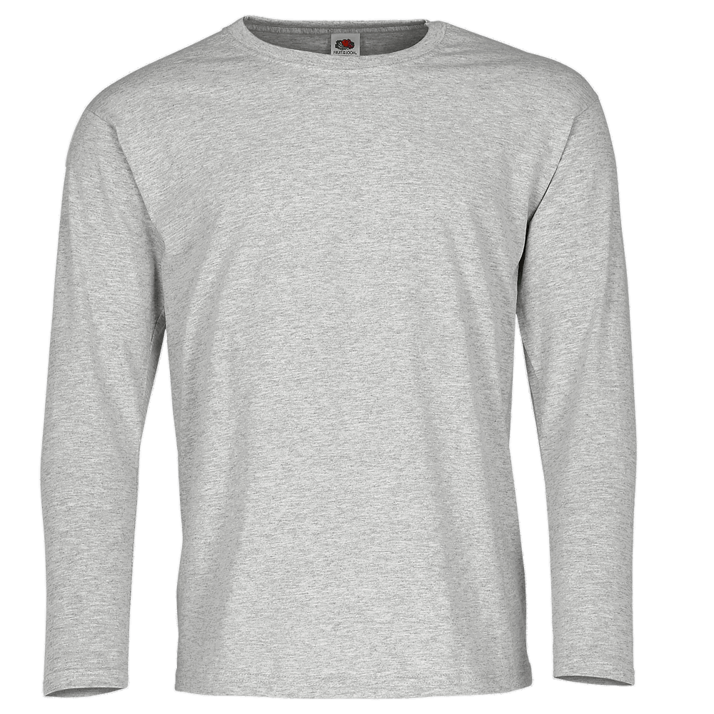 610380 - Valueweight Langarm T-Shirt - graumeliert